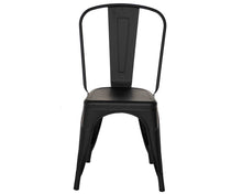 Load image into Gallery viewer, Tolix Style Chair in Black Matte