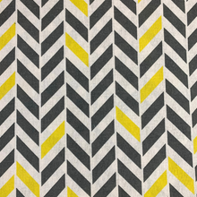 Load image into Gallery viewer, 2 x Yellow & Grey Linen Cushion Covers (43626) Linen 45 x 45 cm Square Premium Soft Furnishing, Sofas, Beds, Indoor, Outdoor