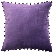 Load image into Gallery viewer, Arabella Velvet Pompom Cushion