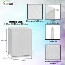 Load image into Gallery viewer, Laundry Basket Hamper– Washing Bin with Lid & Insert Handle for Easy Carrying