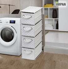 Load image into Gallery viewer, Arpan 4 Drawer Storage Cabinet Unit Ideal for Home/Office/bedrooms (4-Drawer Unit -18x25xH65cm)
