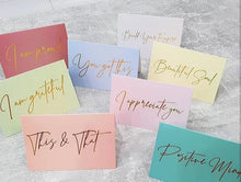 Load image into Gallery viewer, Positivity Cards