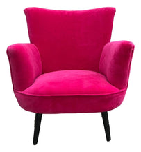 Load image into Gallery viewer, Alma Velvet Armchair and Matching Footstool