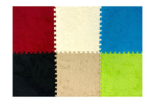Load image into Gallery viewer, 10pcs EVA Plush Puzzle Area Rug Floor Mats Non Slip Washable Playmat 30 x 30 cm