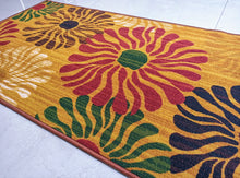 Load image into Gallery viewer, Colourful Wild Flowers Design Polyester Rugs - Anti-slip with latex backing