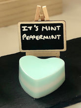 Load image into Gallery viewer, It&#39;s Mint! Big Heart Soap
