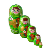 Load image into Gallery viewer, 5 Piece Small Matryoshka Dolls
