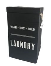 Load image into Gallery viewer, ARPAN Laundry Basket Fabric Foldable Washing Basket With Lid & Handles Storage Bin Organizer, Clothing Laundry Hamper Basket 73 liters