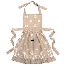 Load image into Gallery viewer, Betty Frilly Christmas Apron