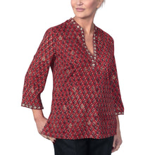 Load image into Gallery viewer, Anokhi Bagru Cotton Floral Booti Print Kurta