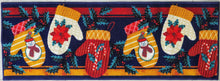 Load image into Gallery viewer, Christmas Gloves Polyester Runners / Area Rug Non-Slip Bright Colours 137x49 cm