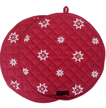 Load image into Gallery viewer, Christmas Aga Mats/Range Warmers/Chefs Lid Covers