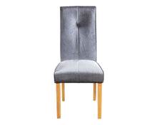 Load image into Gallery viewer, Light Grey Velvet Chairs