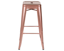 Load image into Gallery viewer, Bar Stool in Shiny Rose Gold