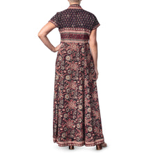 Load image into Gallery viewer, Anokhi Bagru Cotton Floral Print Maxi Dress
