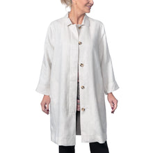 Load image into Gallery viewer, East Linen Long Line Coat
