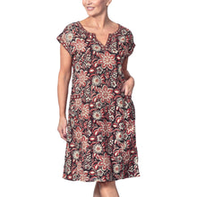 Load image into Gallery viewer, Anokhi Bagru Cotton Floral Print Pocket Dress