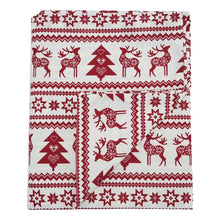 Load image into Gallery viewer, Reindeer Christmas Tablecloth
