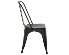 Load image into Gallery viewer, Tolix Style Chair in Black Matte