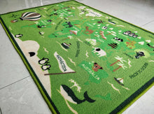 Load image into Gallery viewer, Non Slip Polyester Area Rug World map Animals Playmat for Living Room Hallway Children Kids Carpets