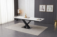 Load image into Gallery viewer, white ceramic dining table