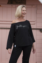 Load image into Gallery viewer, ‘Just be you' Women’s Oversized Black Sweater