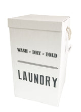 Load image into Gallery viewer, ARPAN Laundry Basket Fabric Foldable Washing Basket With Lid &amp; Handles Storage Bin Organizer, Clothing Laundry Hamper Basket 73 liters
