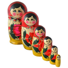 Load image into Gallery viewer, 5 Piece Medium Matryoshka Dolls
