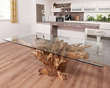 Load image into Gallery viewer, Rectangle Teak root table 2m x1m
