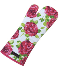 Load image into Gallery viewer, Maggie Floral Oven Gauntlets
