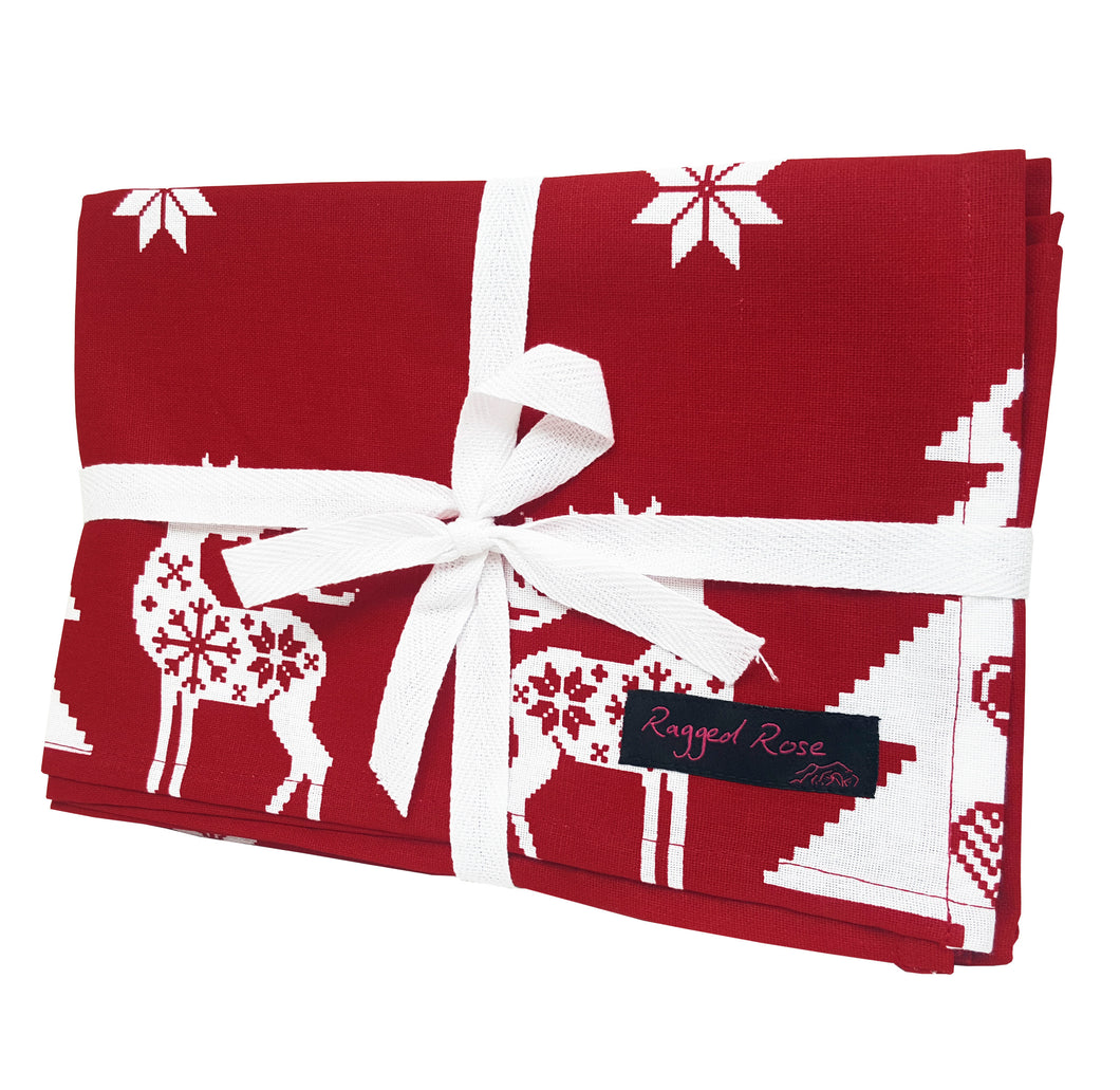 Christmas Reindeer Tea Towels