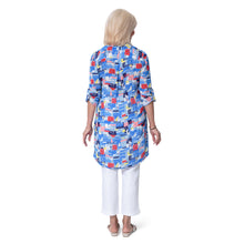 Load image into Gallery viewer, East Silk Mykonos Oversize Shirt Dress/Top
