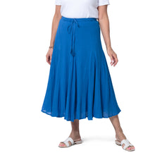 Load image into Gallery viewer, East Cheesecloth Cotton Crinkle Skirt with Elasticated Waist
