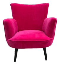 Load image into Gallery viewer, Alma Velvet Armchair and Matching Footstool
