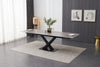 grey ceramic dining table