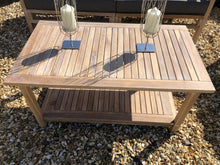 Load image into Gallery viewer, Teak garden furniture sofa set with coffee table

