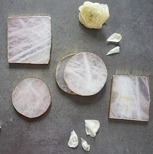 Load image into Gallery viewer, Set of 2 Pink Agate Coaster
