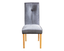 Load image into Gallery viewer, Light Grey Velvet Chairs
