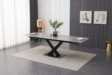 Load image into Gallery viewer, grey ceramic dining table
