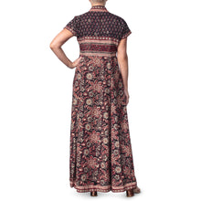 Load image into Gallery viewer, Anokhi Bagru Cotton Floral Print Maxi Dress
