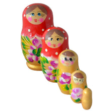 Load image into Gallery viewer, 5 Piece Small Matryoshka Dolls
