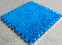 Load image into Gallery viewer, 10pcs EVA Plush Puzzle Area Rug Floor Mats Non Slip Washable Playmat 30 x 30 cm

